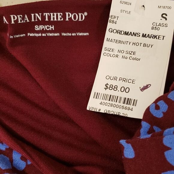 A Pea In The Pod Maternity Long Sleeve Dress NWT - Picture 6 of 6